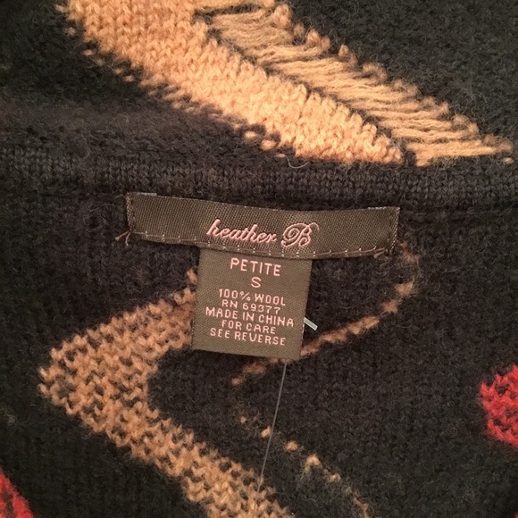 FINAL PRICE-Heather B wool blazer, size SP, NWT, double snap closure - Picture 3 of 3